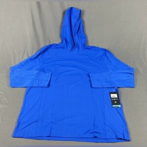IBKUL Golf Hoodie UPF 50 Cooling XXL Royal Blue Nylon Polyurethane